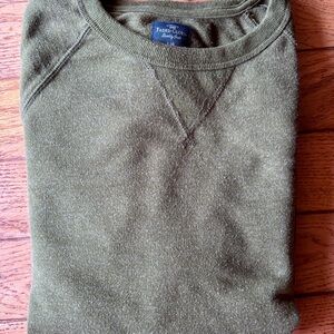 Faded Glory Men's Olive Green Crewneck Sweatshirt Sz L